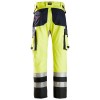 Snickers 6365 ProtecWork Class 1 Hi-Vis Yellow / Navy Reinforced Trousers Snickers 6365 ProtecWork Class 1 Hi-Vis Yellow / Navy Reinforced Trousers
