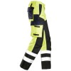 Snickers 6365 ProtecWork Class 1 Hi-Vis Yellow / Navy Reinforced Trousers Snickers 6365 ProtecWork Class 1 Hi-Vis Yellow / Navy Reinforced Trousers