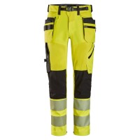 Snickers 6930 Hi-Vis Stretch Trousers Holster Pockets