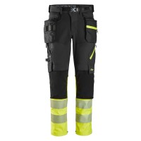 Snickers 6935 Hi-Vis Stretch Trousers Holster Pockets