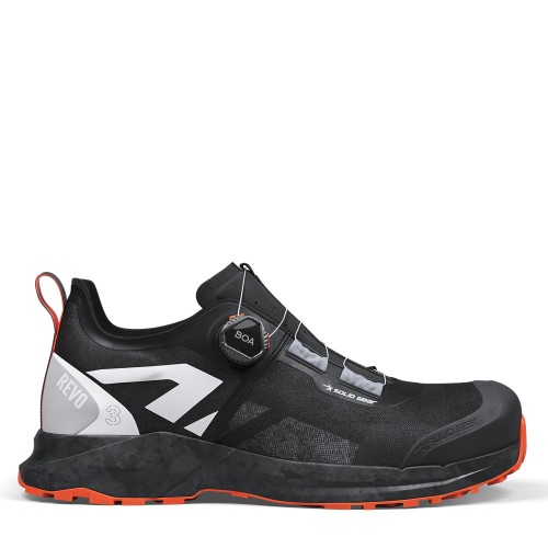 Solid Gear Revo 3 Air Low BOA Black / Orange Metal Free Safety Trainers Solid Gear Revo 3 Air Low BOA Black / Orange Metal Free Safety Trainers