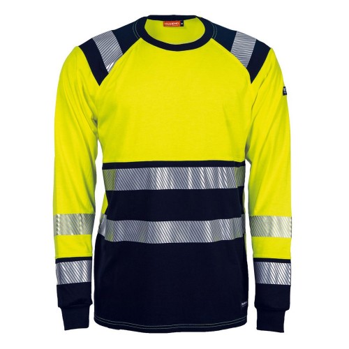 Tranemo Hi-Vis 508289 Flame Retardant Long Sleeve T-Shirt Tranemo Hi-Vis 508289 Flame Retardant Long Sleeve T-Shirt