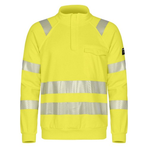 Tranemo Hi-Vis 508889 Flame Retardant Half Zip Sweatshirt Tranemo Hi-Vis 508889 Flame Retardant Half Zip Sweatshirt