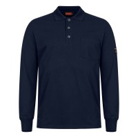 Tranemo Flame Retardant 594589 Long Sleeve Polo Shirt