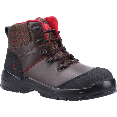 Amblers AS308C Waterproof Safety Boots Brown