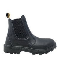 Amblers FS129 Black Pull On Safety Dealer Boots