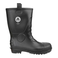 Amblers FS90 Black PVC Rigger Boots
