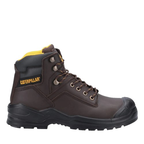 CAT Striver Bump Cap Brown Safety Boots