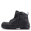 Wright Voyager Black Leather Metal Free ESD Safety Boots