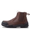 Wright Onyx S3S Brown Leather Metal Free ESD Safety Dealer Boots