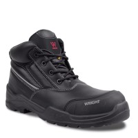 Wright Hiker Edge S3S Black Leather Metal Free ESD Safety Boots