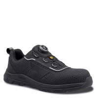 Wright PU Tek Dial Lace Black Metal Free Safety Trainers