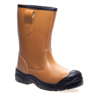 Worksite SS4033SM Tan Fur Lined Rigger Boots