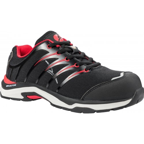 Albatros Twist Low Black/Red Safety Shoes