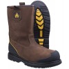 Amblers FS223C Brown Safety Rigger Boots