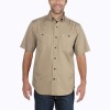 Carhartt Lw Rigby Solid S/S Shirt Khaki
