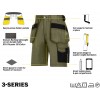 Snickers Workwear 3023 Craftsmen Holster Shorts Rip-Stop