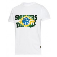 Snickers 2502 T-Shirt EXCLUSIVE Brazil Flag Design