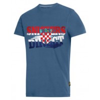 Snickers 2502 T-Shirt EXCLUSIVE Croatia Flag Design