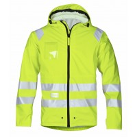 Snickers Workwear 8233 High-Vis PU Rain Jacket Class 3