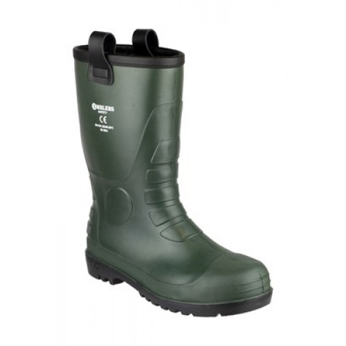 Amblers FS97 Green Safety Rigger Boots