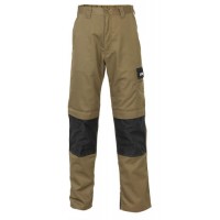 JCB Max Trousers Sand - Black, Regular leg